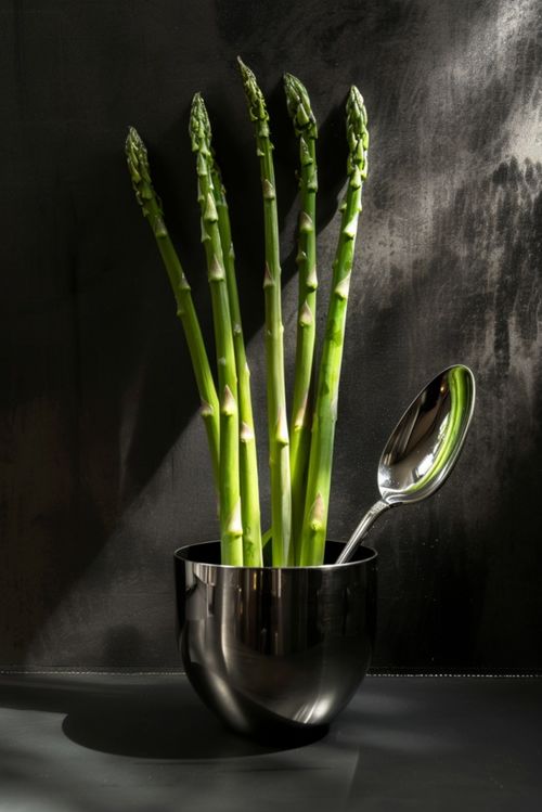 营养与优雅的完美结合 芦笋摄影艺术与广告素材应用